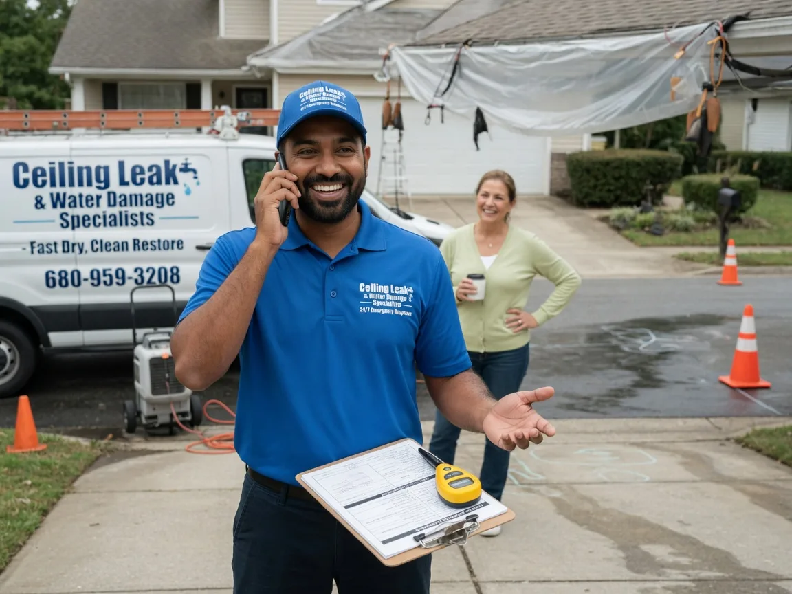 Ceiling Leak Cleanup Mumford, NY FAQs
